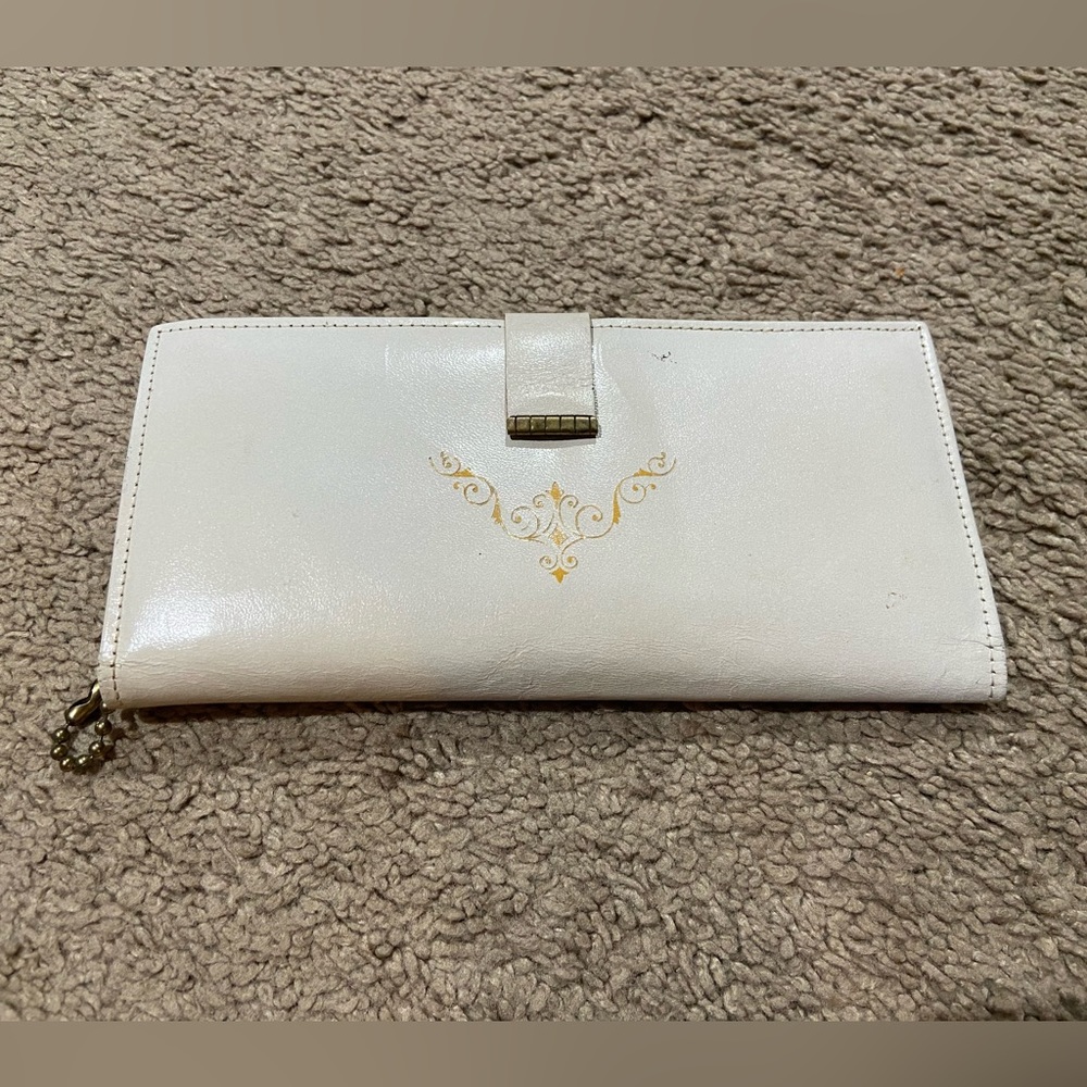 Vintage HATHAWAY Quality Woman’s 7” Wallet Genuine Top Grain Cowhide Leather